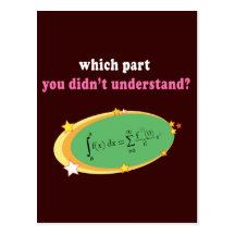 Complex Math Equation Postcards