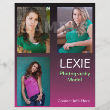 Composite Cards for Models and Actors Custom Flyer