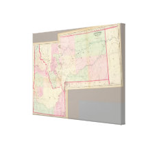 Composite Montana, Idaho Gallery Wrapped Canvas