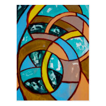 Composition #8 by Michael Moffa Postcards
