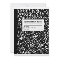 Composition Book/Student-Teacher Personalized Announcement
