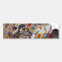 Composition VII Bumper Sticker