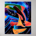 composition with colours posters