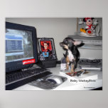 Computer baby fast at work! print