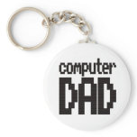 Computer Dad Keychain
