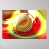 Computer Digital Abstract Painting Poster