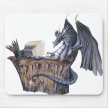 Computer Dragon Mouse Pad