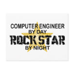 Computer Engineer Rock Star postcards