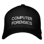 COMPUTER FORENSICS embroidered hats