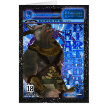 Computer Game Fan Birthday Card Modern