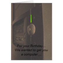 Computer Geek Greeting Card