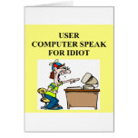 computer geek joke cards