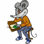 Computer Geek Mouse photo sculptures