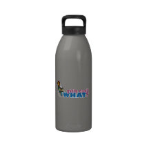 Computer Girl - Dark Reusable Water Bottle