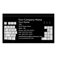 Computer Hi-Tech Business Card (dark multiple)