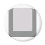 computer key icon refrigerator magnet