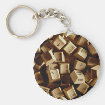 Computer keys key chain