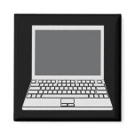 Computer laptop magnet