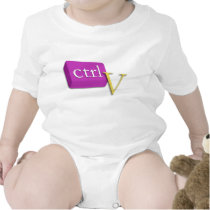 Computer Nerd Twin Baby 2 of 2 (ctrl V) Onsies