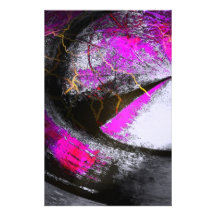 Computer Painting Digital Abstract Customized Stationery