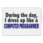 Computer Programmer During The Day cards