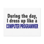 Computer Programmer During The Day postcards