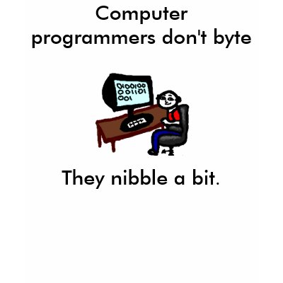 Computer programmers don't byte shirts by nadiolie