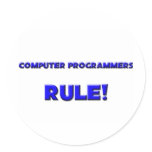 Computer Programmers Rule! stickers