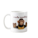 Computer Prorgrammer Code Monkey Coffee Cup Mug