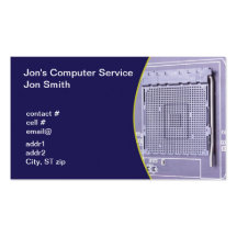 Computer repair business card templates