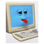 computer smiley full color flyer