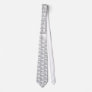 Computer White Keyboard Tie