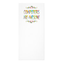 Computers are Awesome Personalised Rack Card