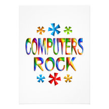 COMPUTERS ROCK PERSONALIZED INVITES