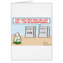 computers smell biodegradable greeting card
