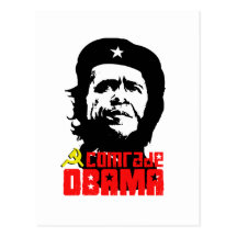 Comrade Obama Postcard