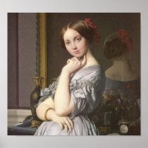 Comtesse d'Haussonville (detail), Ingres Posters