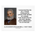Concentrate All Your Thoughts Upon Work At Hand Invite