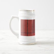 Concentric Circles Design Stein Mug