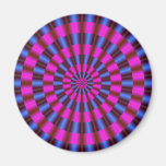 Concentric Circles Refrigerator Magnets