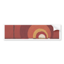 ConcentricCircles Abstract Bumper Stickers