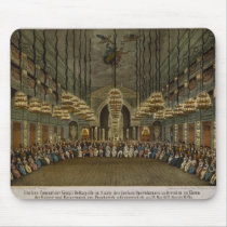 Concert of the royal band in the auditorium mousepad