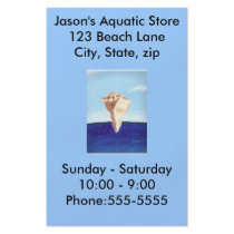 Conch Shell painting, advertisement flyers