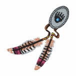 Concho with Feathers Hoodie