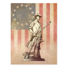 Concord Minuteman Postcard