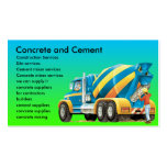 Concrete and Cement Mixer Business Card