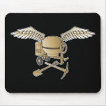 Concrete mixer beige mousepads