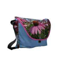 Cone Flowers Messenger Bag