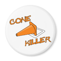 Cone Killer Fridge Magnet