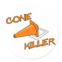 Cone Killer Sticker
